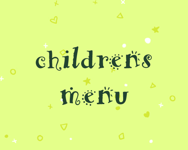 childrend menu english