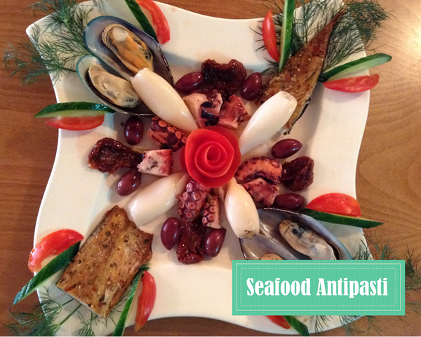 sea food antipasti platter